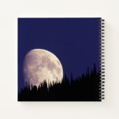 Moon & Forest | グレイシャー国立公園 モンタナ州 ノートブック (裏面)