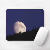 Moon & Forest | グレイシャー国立公園 モンタナ州 マウスパッド (マウス)