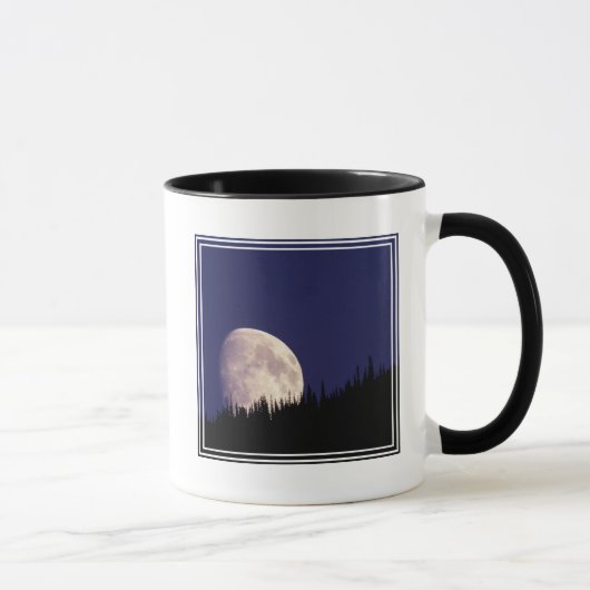 Moon & Forest | グレイシャー国立公園 モンタナ州 マグカップ (右)
