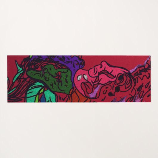 Moon Galaxy  ヨガマット (裏面(横))