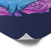 Moon Goddess Magick Crystal MoonChild Art ポスター (角)