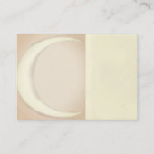 Moon, Golden, Lightworker, Reiki, Business Cards 名刺 (正面)