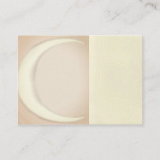 Moon, Golden, Lightworker, Reiki, Business Cards 名刺