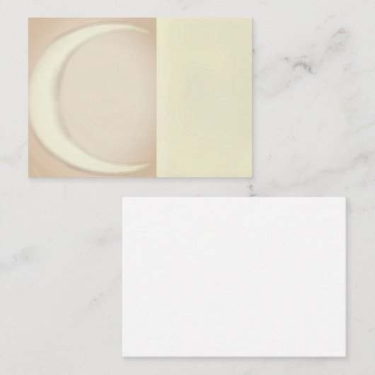Moon, Golden, Lightworker, Reiki, Business Cards 名刺 (正面/裏面)