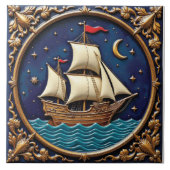 Moon Guide for the Mariners タイル (正面)