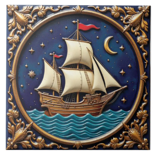 Moon Guide for the Mariners タイル (正面)