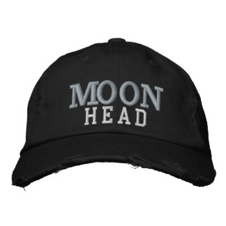 Moon Head Hat : By Approachable Wolf ( J.H.T. ) 刺繍入りキャップ