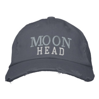 Moon Head Hat : By Approachable Wolf ( J.H.T. ) 刺繍入りキャップ