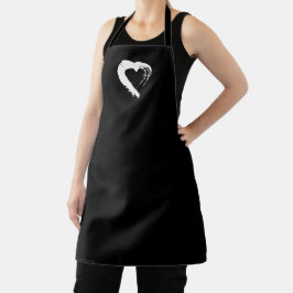 Moon Heart All-Over Print Apron エプロン