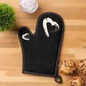 Moon Heart Oven Mitt 鍋つかみ (トップダウン)
