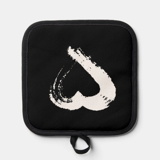 Moon Heart Pot Holder 鍋敷き (正面)