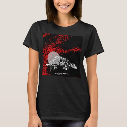 Moon in Red Sky Tシャツ (正面)