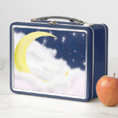 Moon In Soft Clouds Metal Lunchbox メタルランチボックス (インサイチュ)