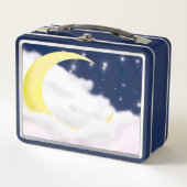 Moon In Soft Clouds Metal Lunchbox メタルランチボックス (正面)