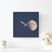 Moon in the Early Evening スクエア壁時計 (ホーム)
