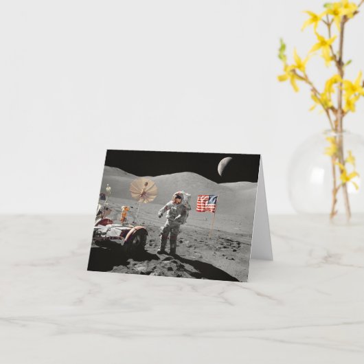 Moon Landing or is it? カード (黄色い花)