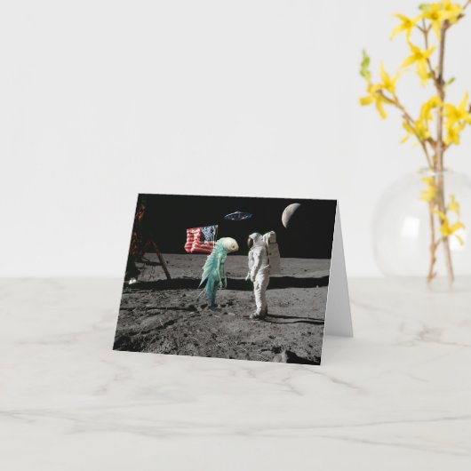 Moon Landing or is it? カード (黄色い花)