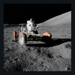 moon landing vehicle astronaut space ポスター<br><div class="desc">moon landing vehicle astronaut space</div>