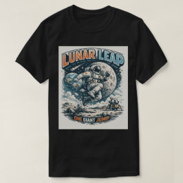 Moon Leap: Gravity Defying Astronaut Tシャツ