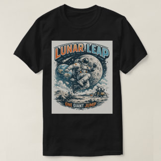 Moon Leap: Gravity Defying Astronaut Tシャツ