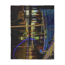 Moon light sky over the the Newcastle Tyne river