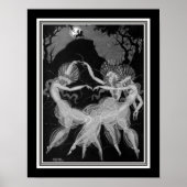 "Moon Madness" Art Deco Print ca. 1922 ポスター (正面)