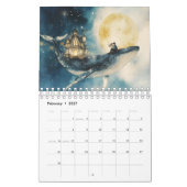 Moon Magic Calendar カレンダー (2月 2027)