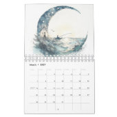 Moon Magic Calendar カレンダー (3月 2027)