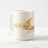Moon Mama Personalised Celestial Mug 15oz コーヒーマグカップ (正面左)