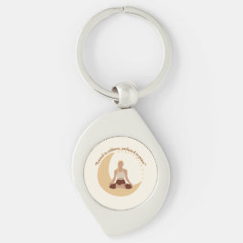 Moon Meditation – Celestial Wellness  キーホルダー