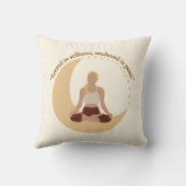 Moon Meditation – Celestial Wellness  クッション (裏面)