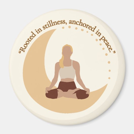 Moon Meditation – Celestial Wellness  マグネット (正面)