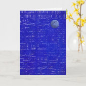 Moon Music Greeting Card カード (黄色い花)