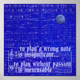 Moon Music Poster ポスター