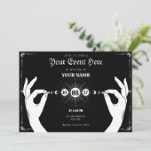 Moon mystical magic hand  招待状 (スタンド正面)