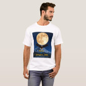 Moon on jaunary 1, 2026 tシャツ (正面フル)