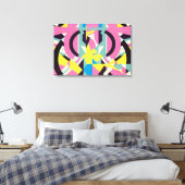 Moon Over My Memphis キャンバスプリント (インサイチュ (寝室))