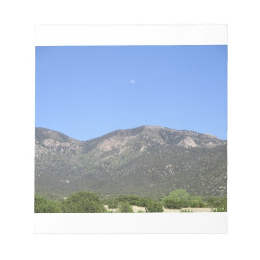 Moon Over Sandia Mountains ノートパッド (正面)