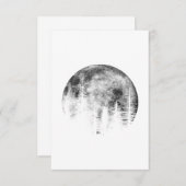 Moon over the forest 招待状 (正面/裏面)