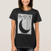 Moon Periodic Table Elements Moon Space Nerd Moon  Tシャツ (正面)