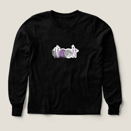 Moon Phase Floral Sweatshirt (デザイン正面)