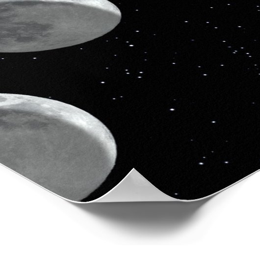 Moon phases ポスター (角)
