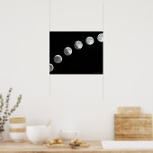 Moon phases ポスター (キッチン)