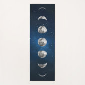 Moon Phases Galaxy Stars ヨガマット (正面)