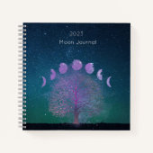 Moon Phases JournalとSketchbook ノートブック (正面)