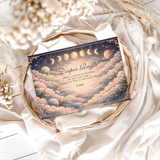 Moon Phases Space Diapper Raffle エンクロージャーカード