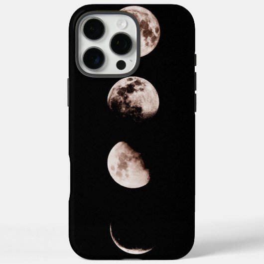 Moon Phases Wall Art – Celestial Home Decor Case-Mate iPhoneケース (裏面)