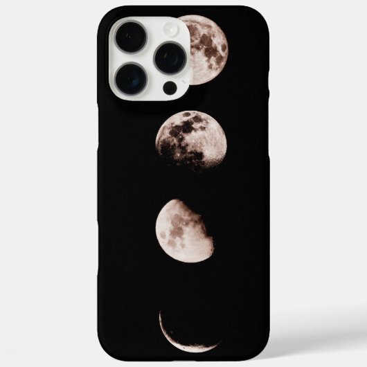 Moon Phases Wall Art – Celestial Home Decor Case-Mate iPhoneケース (裏面)