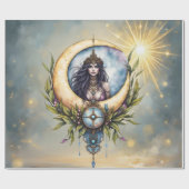 Moon Priestess – Keeper of the Celestial Balance.  ラッピングペーパー (フラット)