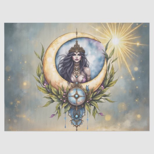 Moon Priestess – Keeper of the Celestial Balance.  薄葉紙 (正面)